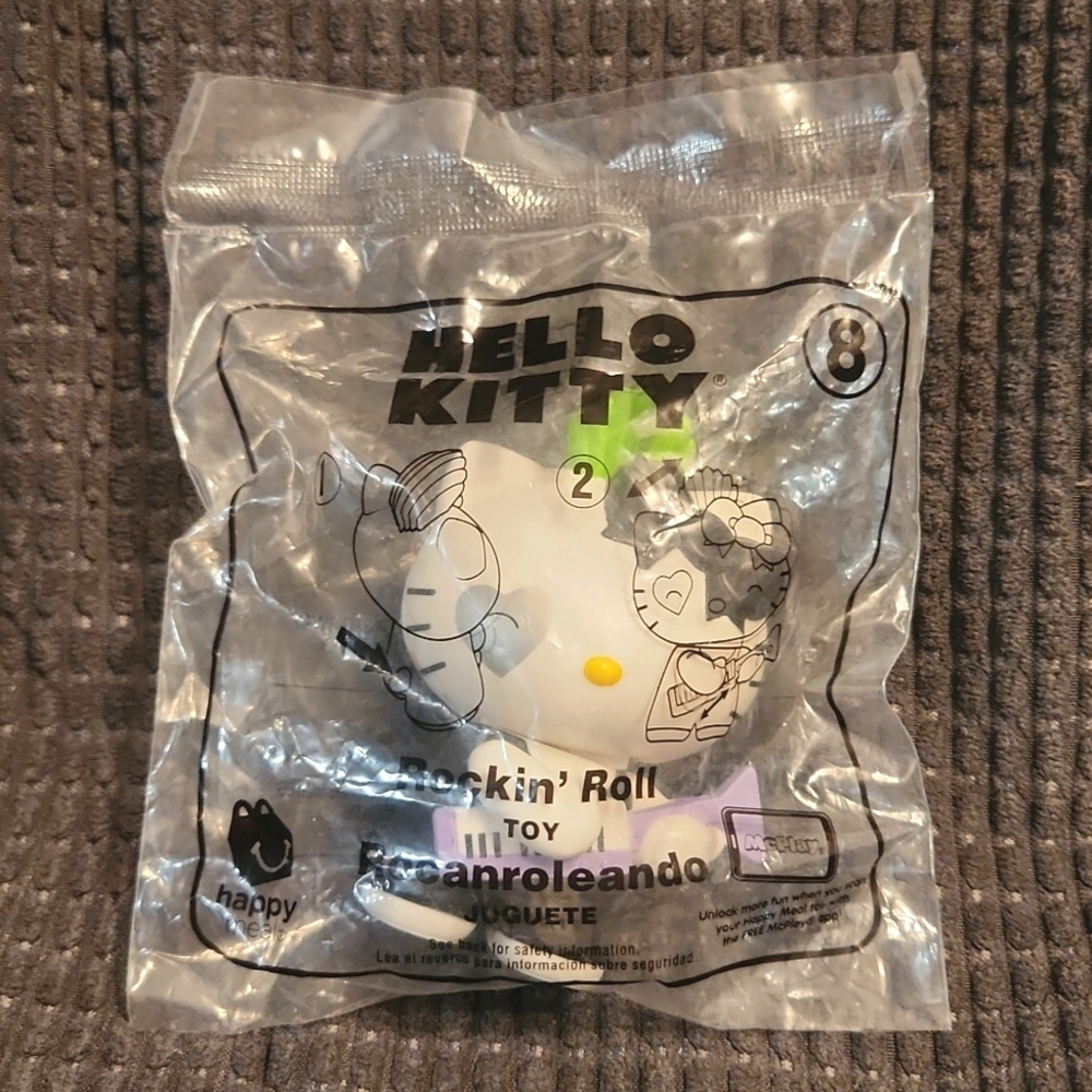 New McDonald's Happy Meal 2019 Hello Kitty Halloween Toy #8 - Rockin' Roll